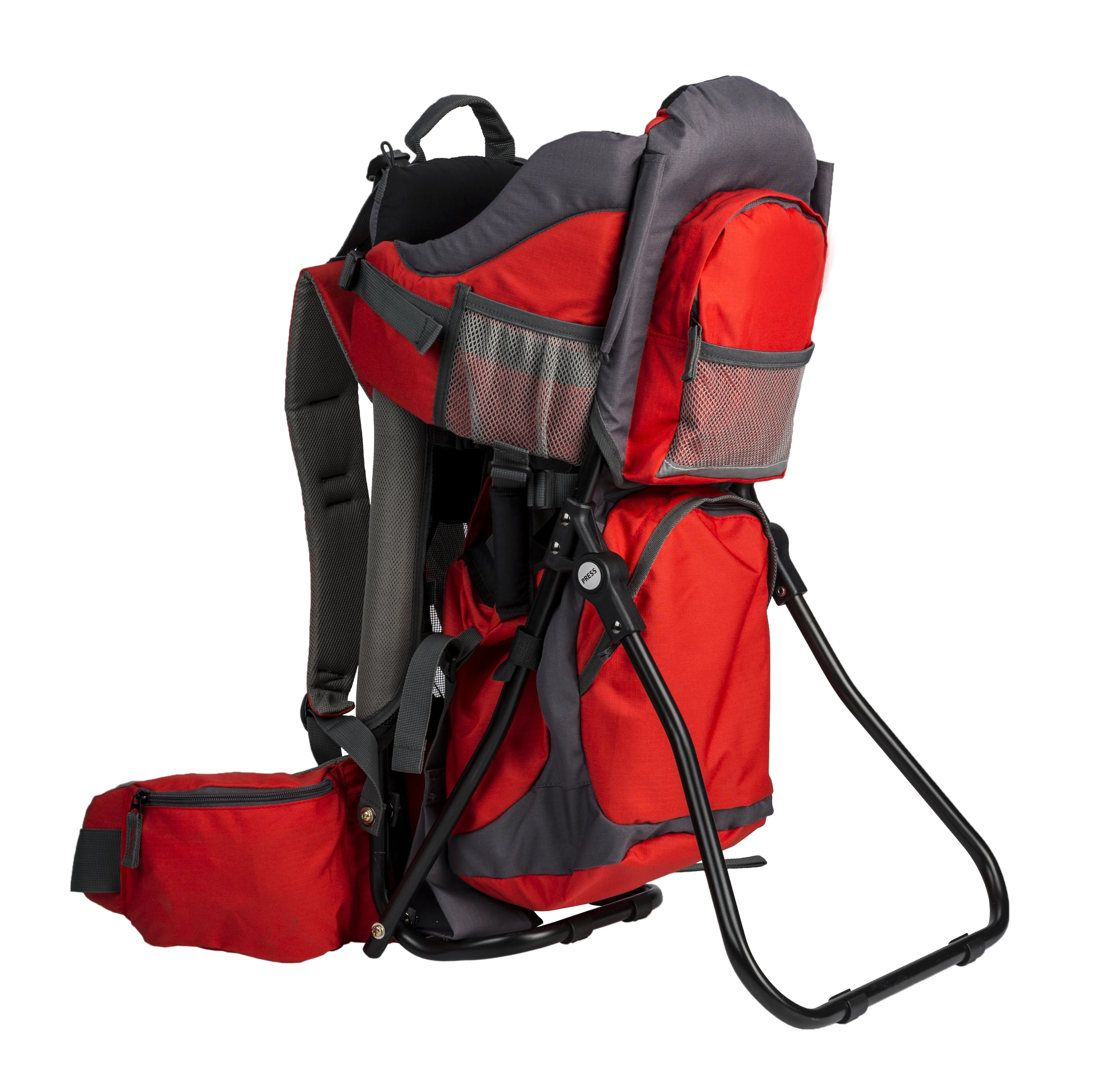 Camping Baby Carrier Backpack Hiking Child Carrier with Stand Frame and Sun Visor