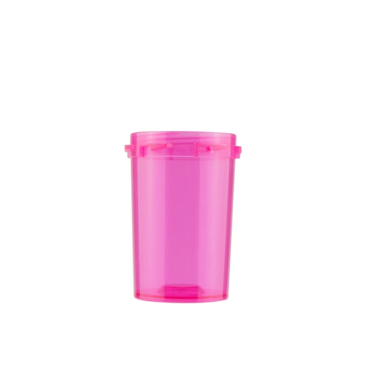 New OEM Child Proof Pill Capsule Bottles Prescription Bottle pink Medication With Cap Plastic