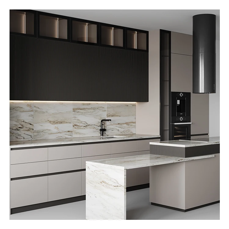 China Factory Classic Style Custom Made Kitchen Cabinet