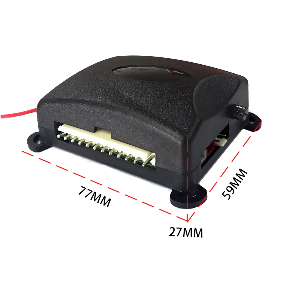 Proximity alarm car built-in shock sensor and Remote trunk release one way car alarm system hot sale in North America