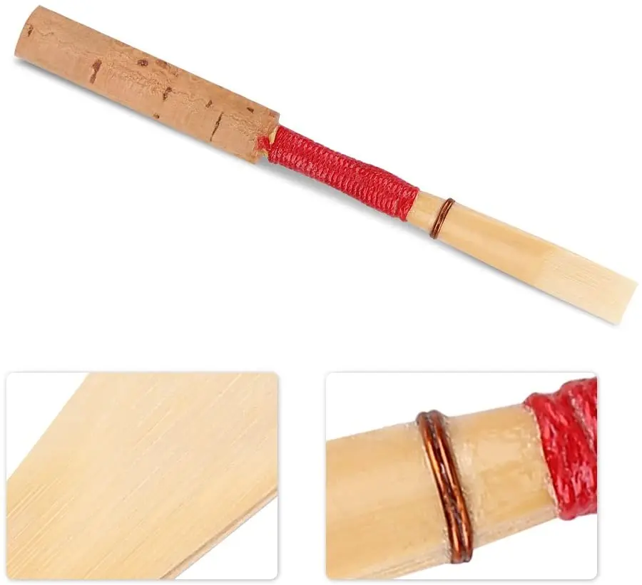 Hot sale High Performance Oboe Reeds Medium Soft with Plastic Storage Case Tube Oboe Reed for Woodwind Instrument Accessories