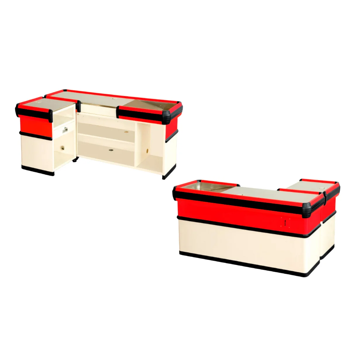 New Cash Register Counter Desk Latest Style Shopping Mall Can Be Assembled Supermarket Cashier