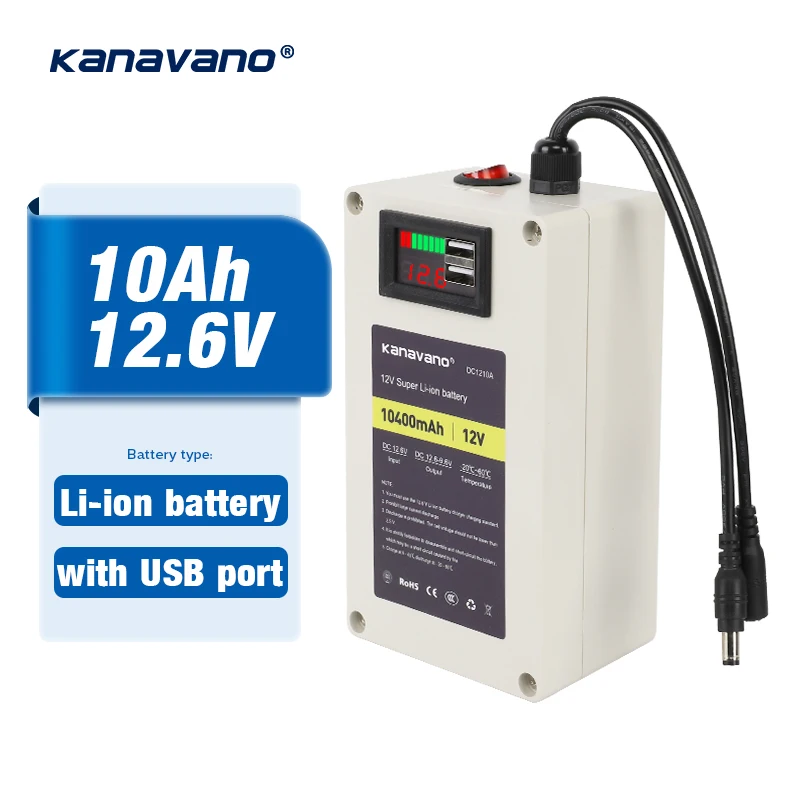 OEM ODM usb rechargeable battery 12V 8ah 9ah 10Ah 12ah lithium ion battery pack for Home Appliances