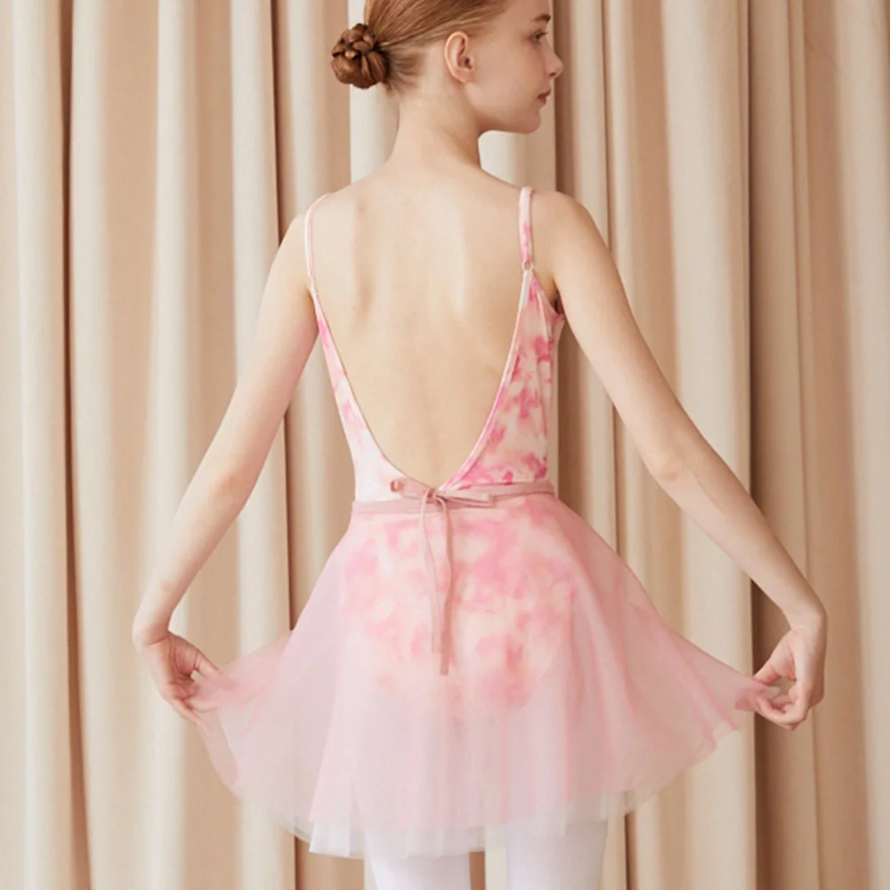 B9001 E dance  Wholesale Women Chiffon Ballet Wrap Skirt Training Dancewear Skirts For Ladies Ballet Dance Dress