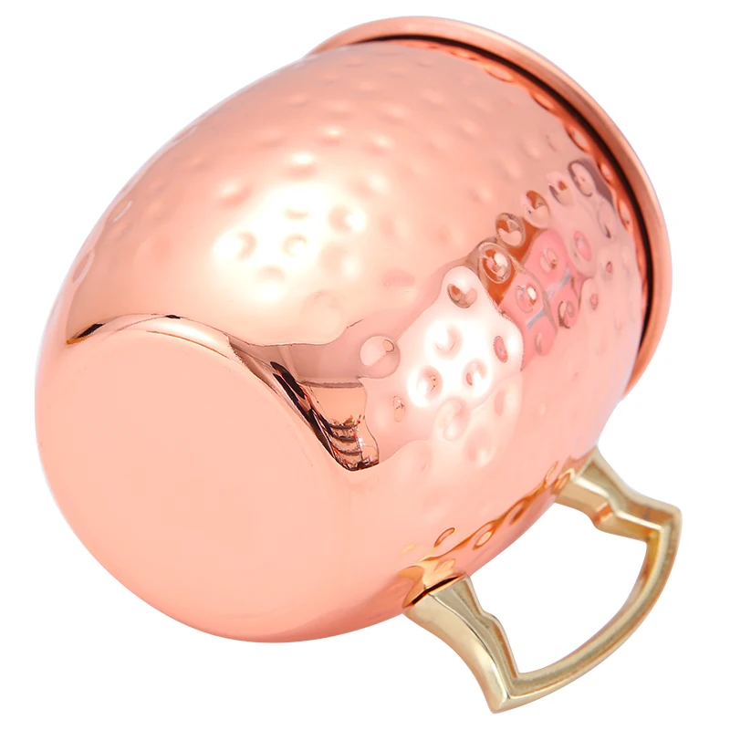 Wholesale Eco-Friendly Stainless Steel Custom Hammer Copper Beer moscow mule copper  mug