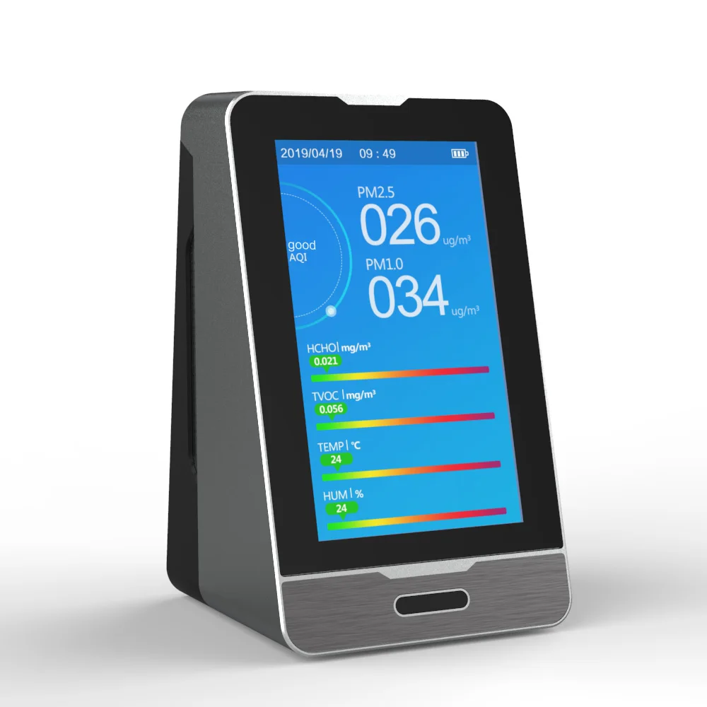 Монитор качества воздуха PM2.5 HCHO TVOC измерительный прибор измеритель внутреннего/наружного газа