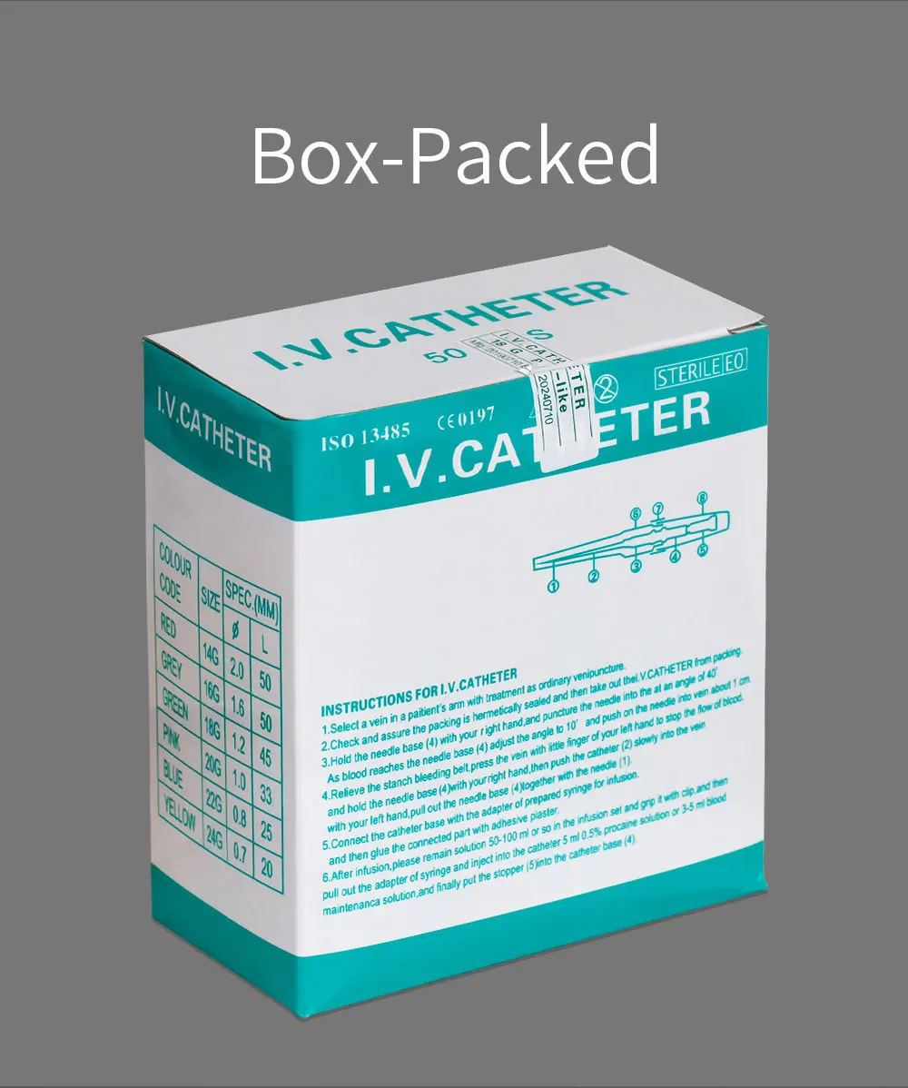 I.V. Catheter Cannula Piercing Needles 14G 16G 18G 20G 22G Ear Piercing Body Piercing Needles