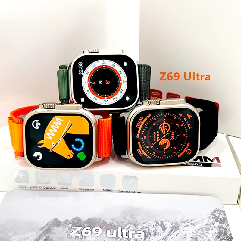 2023 Z69 Ultra Smart Watch Series8 Watch8 Fitness Tracker Z59 Z69 Z51 Smartwatch Z69 Ultra smart watches