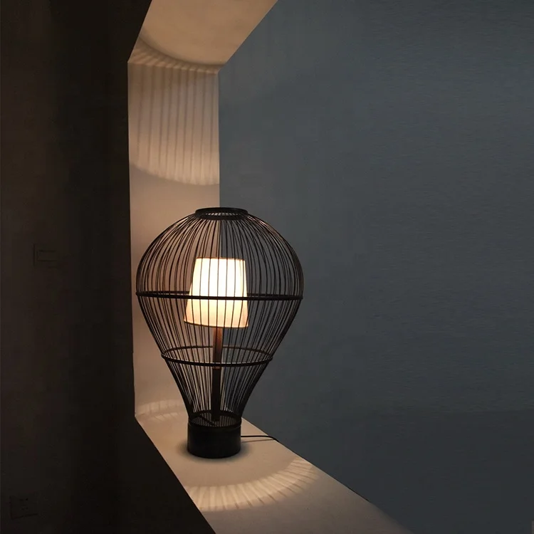 
Bamboo woven table lamp floor lamp original creative bulb bamboo lamp 