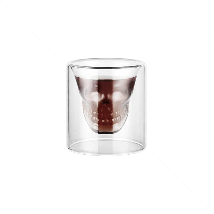 Tenrey Insulated Heat Resistant Borosilicate Glass Double Wall Glass Cup