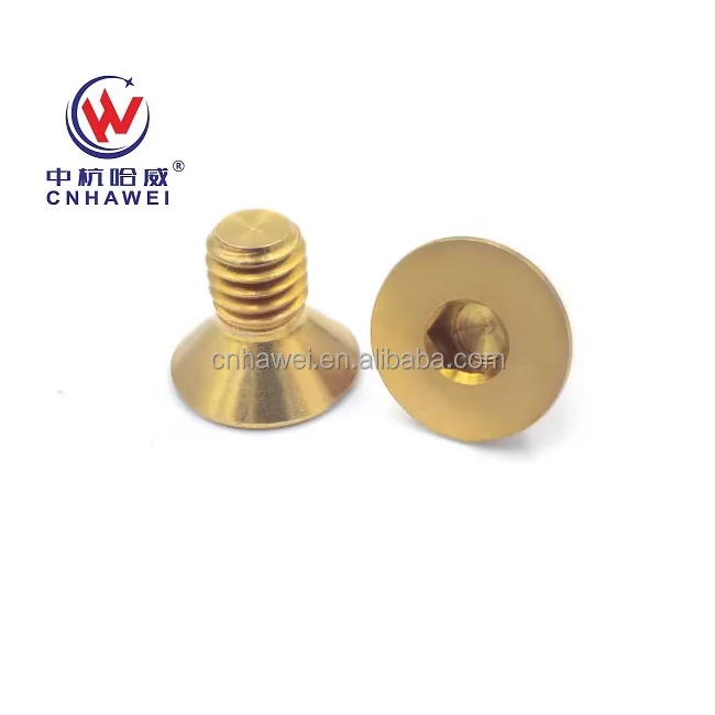 Inconel 625 ASTM F468 Ni625 Hex Socket Countersunk Head Screw Customizable Sizes ISO10642 Compliant Machine Screw