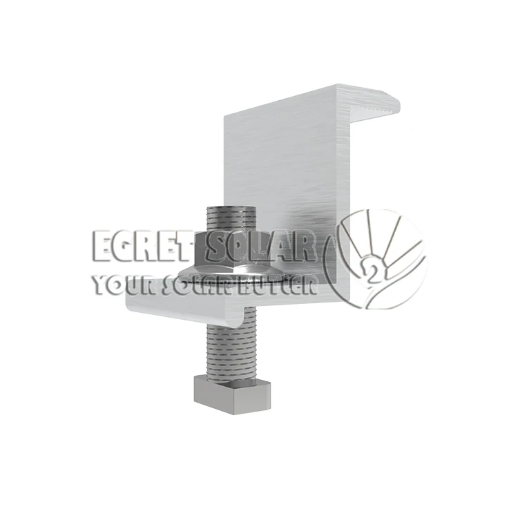 Solar panel roof solar mounting bracket clamp end clamp for solar mounting system