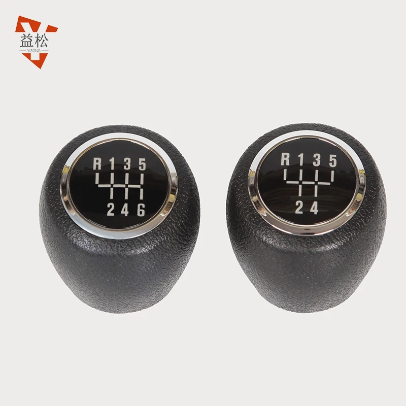 Manufacture quality auto parts car gear shift knob 5/6 speed black plastic For Cruze OE 55586351