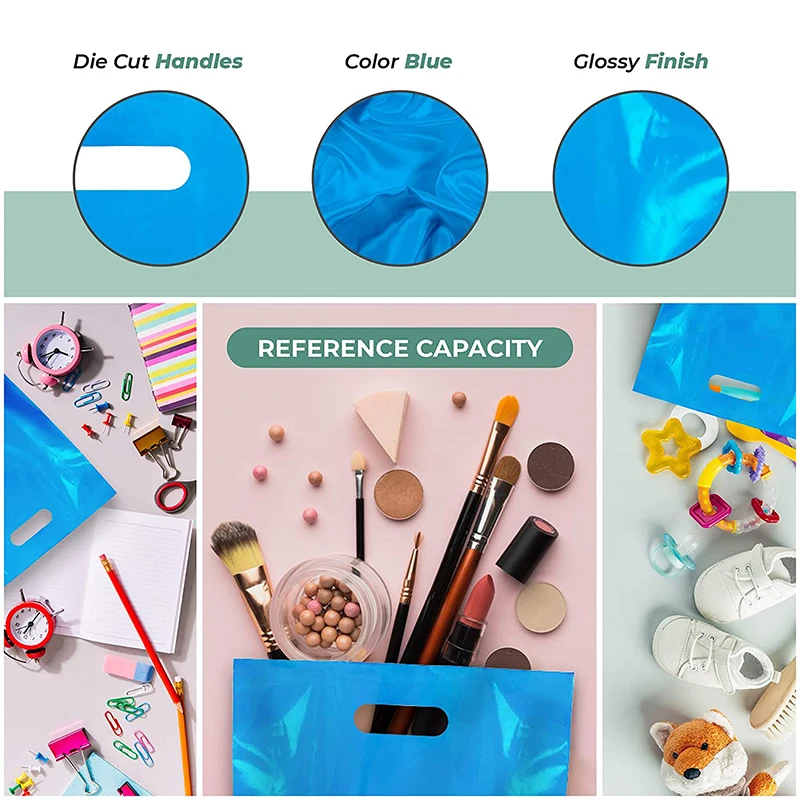 High Quality Die Cut Handles Merchandise Plastic Shopping Bags LDPE plastic bag gift bag