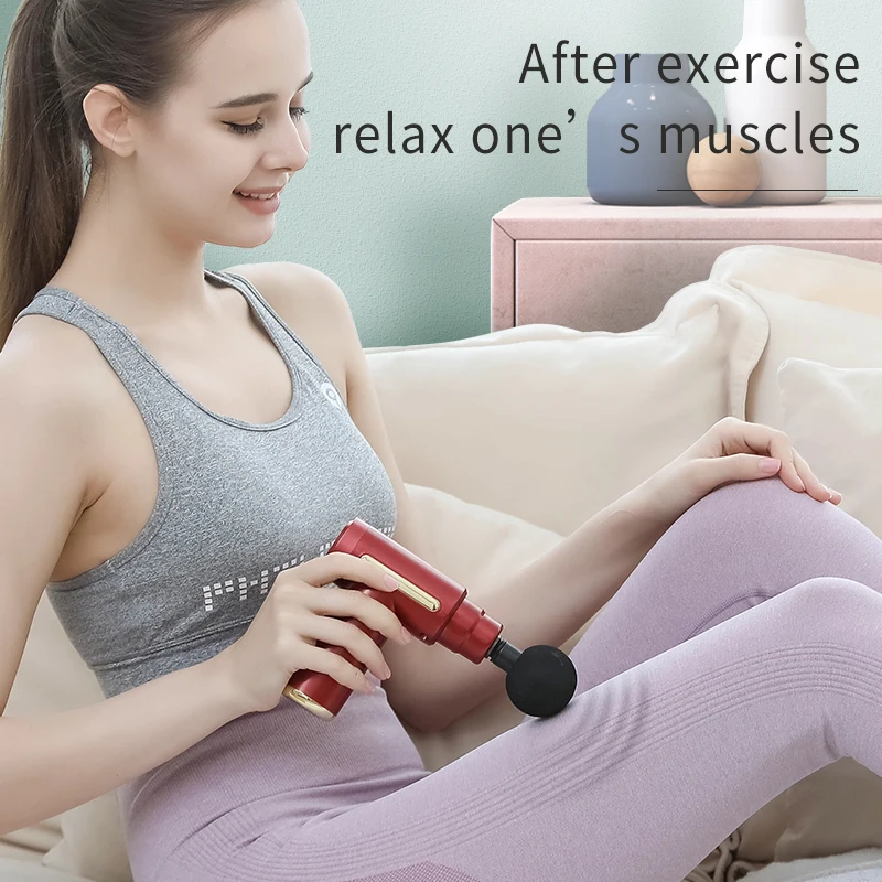 2024 Massager gun 30 Speed Handheld Mini Deep muscle Tissue powerful Massage Gun with Case with LOGO