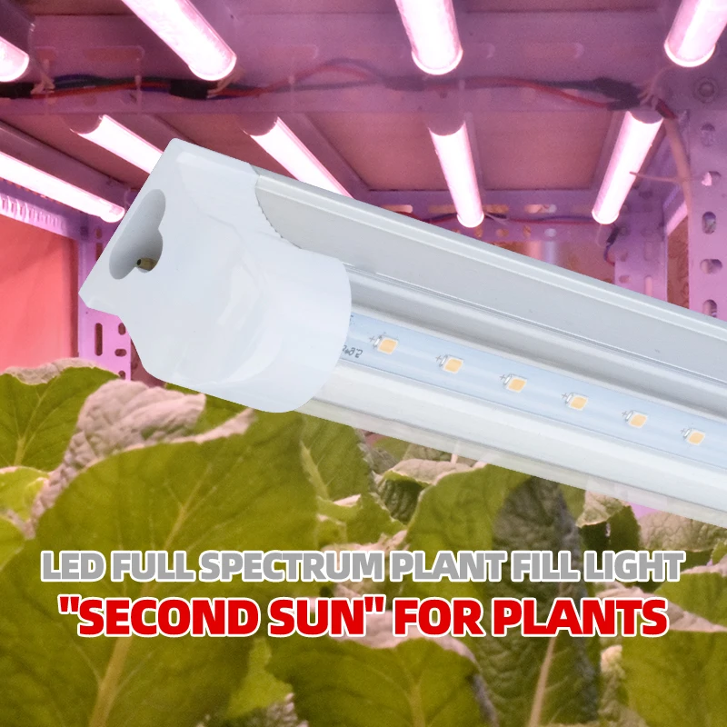 wholesale t8 t5 2ft 4ft full spectrum Hydroponics led grow lights  cheap seedlings grow light