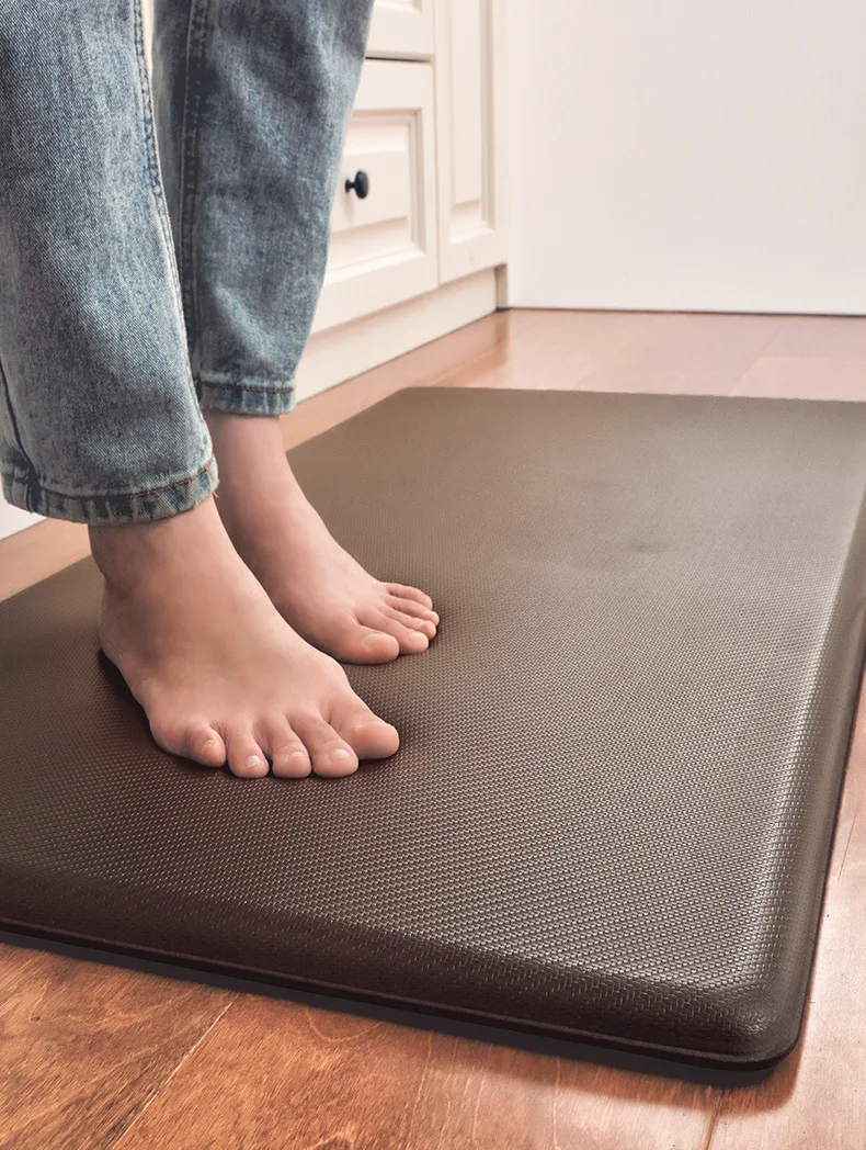non slip standing desk leather flooring mats kitchen floor mat waterproof pvc kitchen mat