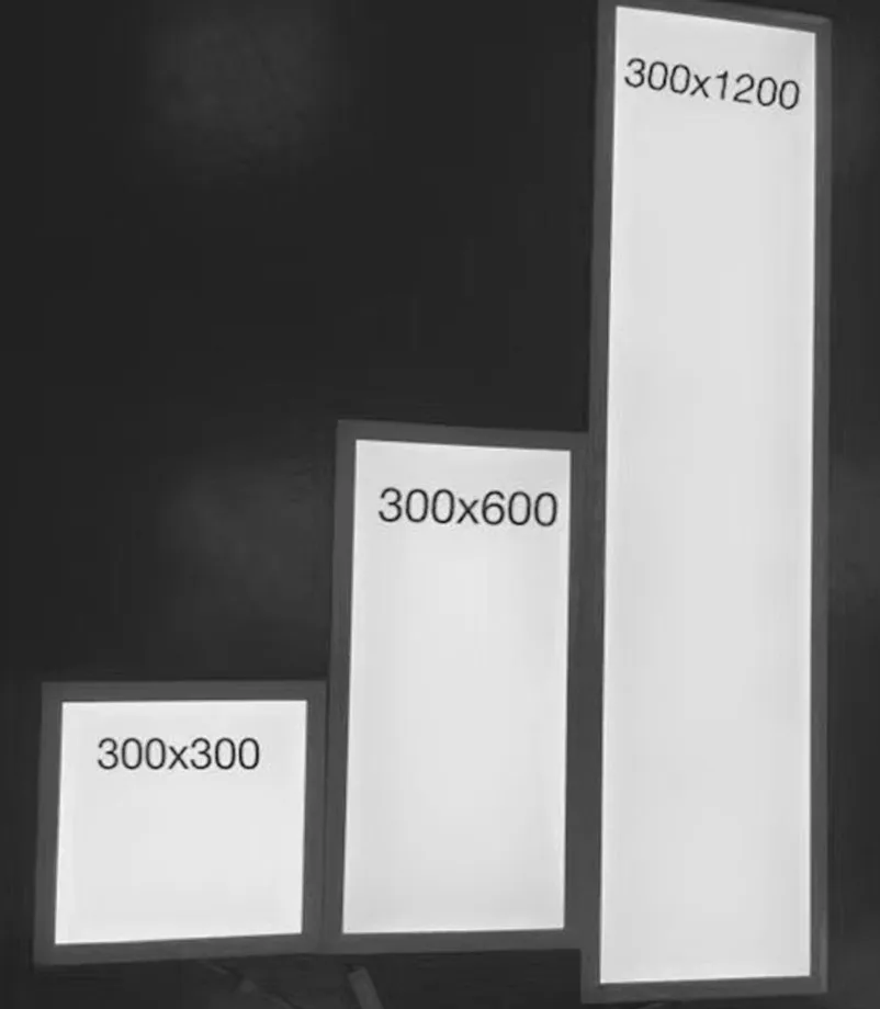 300x300 300x600 300x1200 Светодиодная панель плоская ультра тонкая светодиодная световая