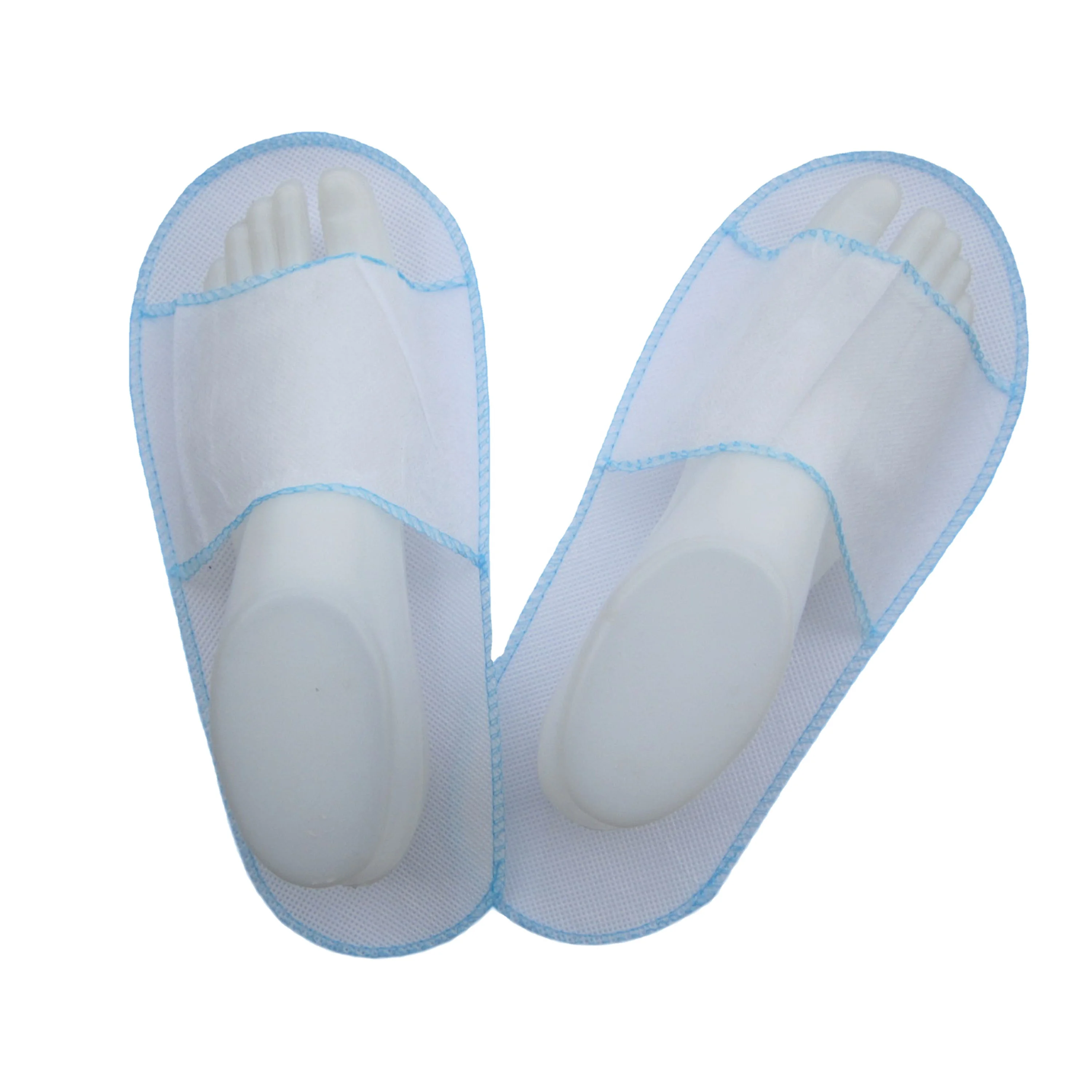 Close toe Open Toe Nonwoven White Hotel slipper Disposable Spa Pedicure Foot Massager Slippers