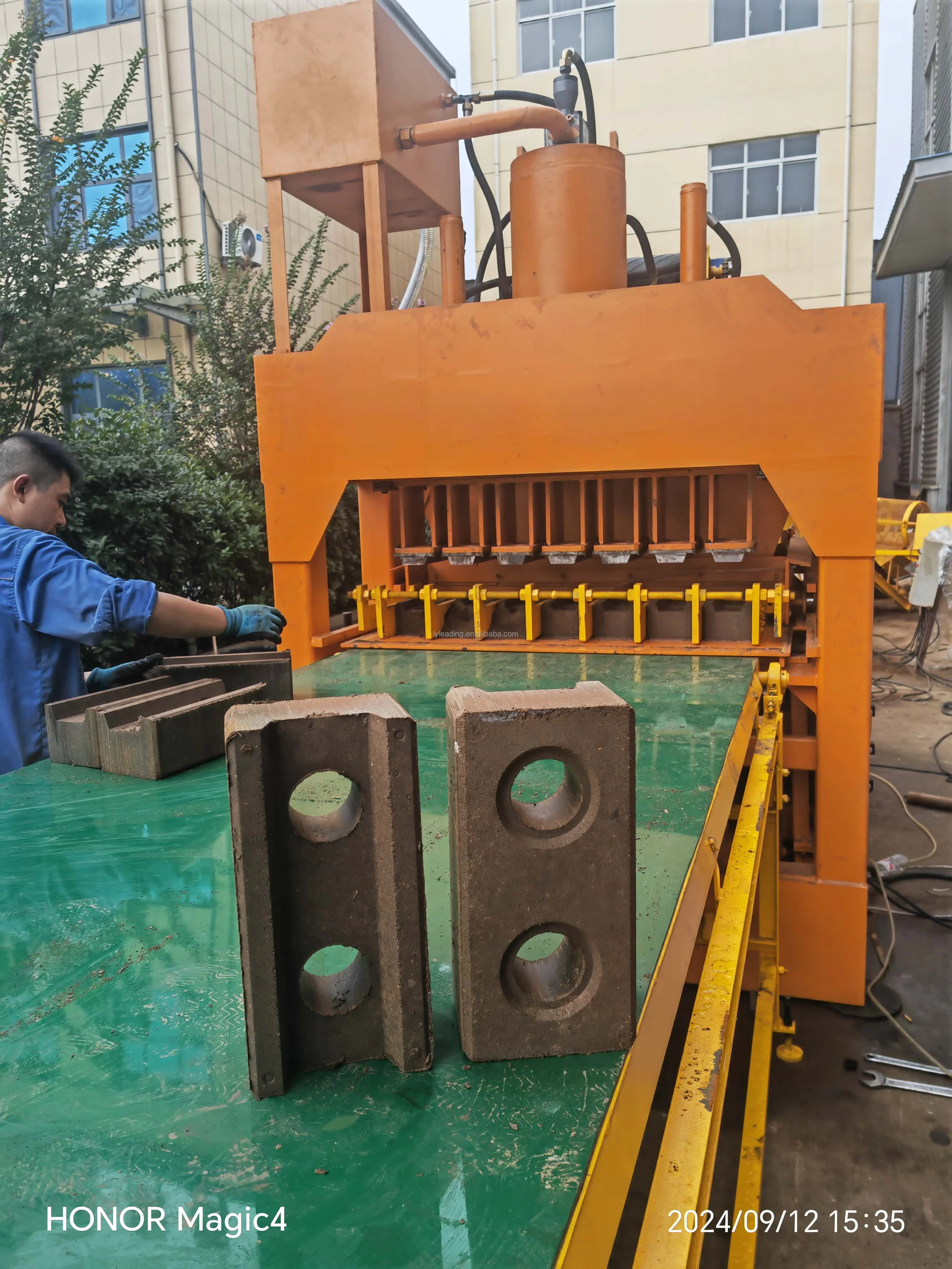 HBY7-10 Automatic Clay Interlocking Brick Machine Block Making Machinery Cay Brick Pressing Machine