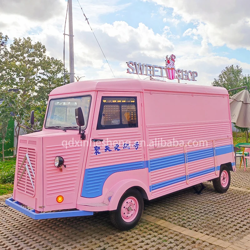 Ice cream Coffee Mobile Restaurant Food Trailer Electric Food Cart