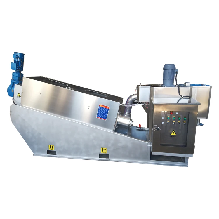 Wastewater Treatment Sludge Dewatering Screw Press Machine for Sale