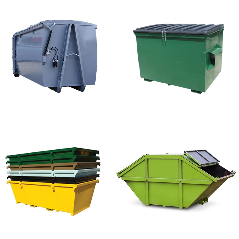 Customized heavy duty outdoor stackable waste bin recycling skip bins