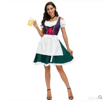 
Maid Dress Party Halloween Costume National traditional carnival costume in Munich, Germany Beer girl 