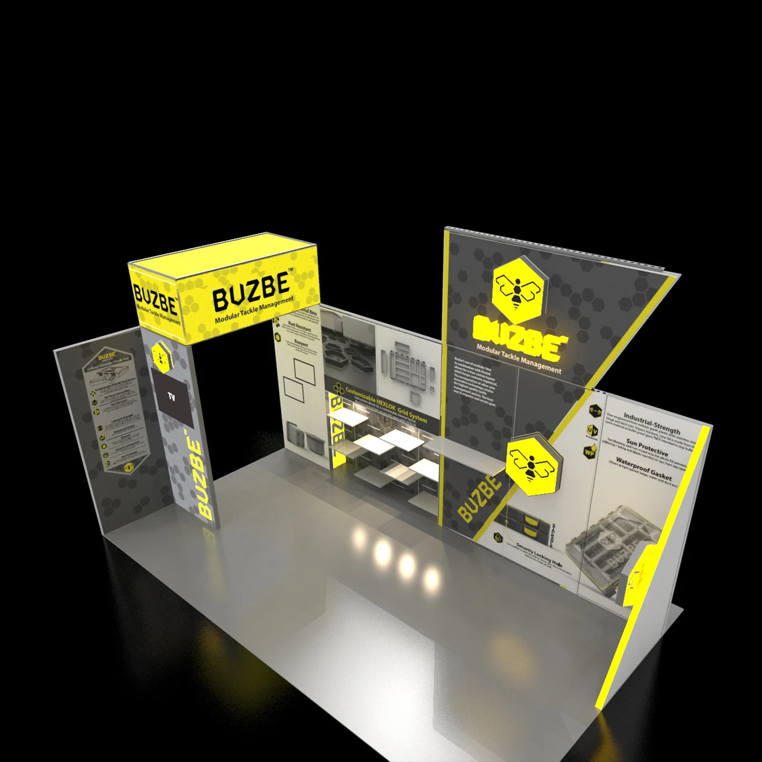 
 Выставочный дизайн, перегородка для выставки, специально изготовленная на заказ Современная Модульная выставочная стенд для выставки другого оборудования из алюминия  