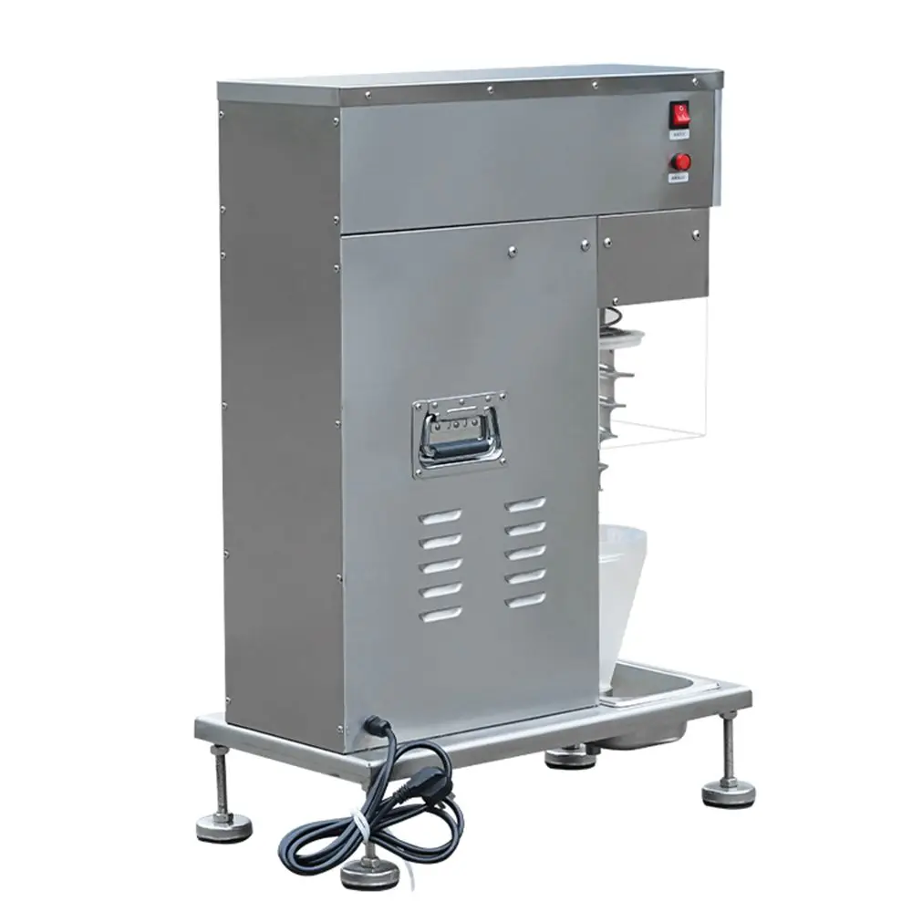 750W Large Torque Motor Stainless Steel Ice Cream Maker Mixer High Productivity Cream Machine Gear Core Components Food Shop Use