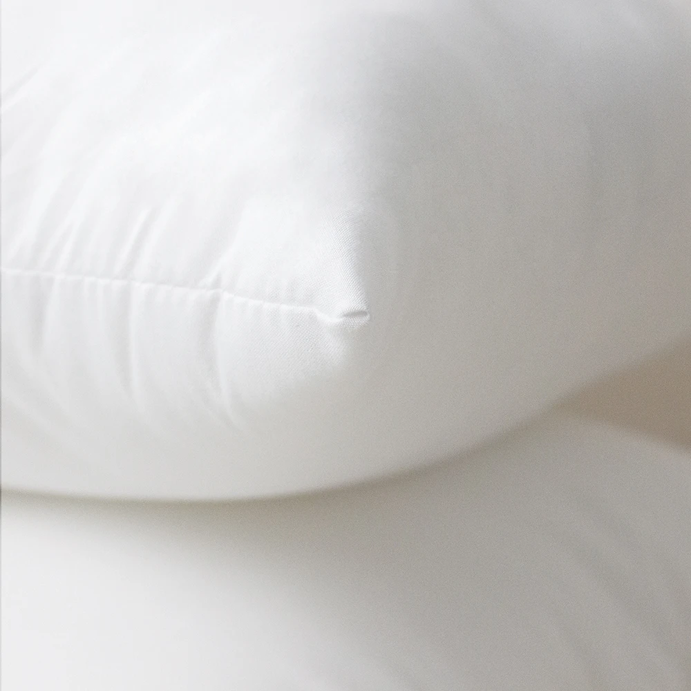 100% Polyester Bed Decorative Insert Square Pillows Indoor Decorative Pillow  Hypoallergenic Throw Pillow for Couch