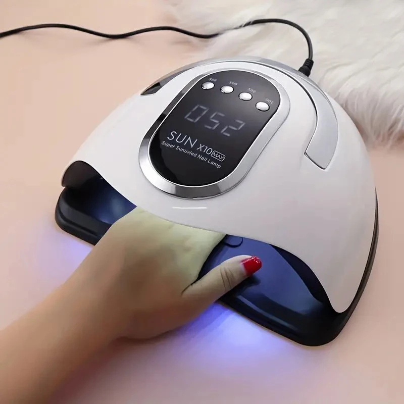 Custom Logo LED Nail Lamps Portable Auto Sensor Gel Nail Polish Dryer Lamp 220W uv Nail Lamps