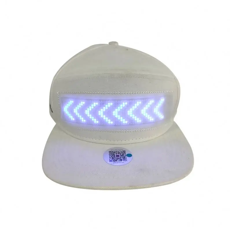 Smart Design LED Hat Programmable Message Display Luminous Baseball Cap Hip Hop Party Flashing Hat Golf Fishing LED Hats