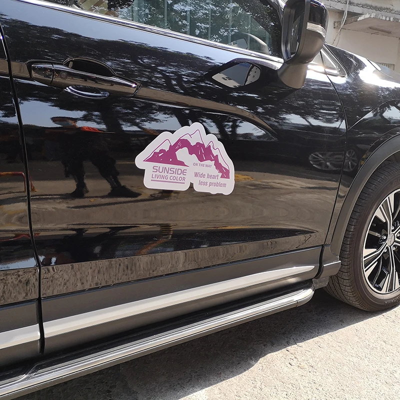 Custom Business Magnets Custom Logo Car Bumper Magnetic Sticker Car Door Magnet Sticker For Car