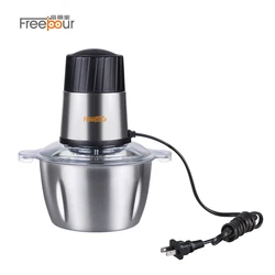 New Arrival Household Convenient Cooking Appliances Meat Fruit Vegetable Nut Processor Stainless Steel Bowl Mini Chopper