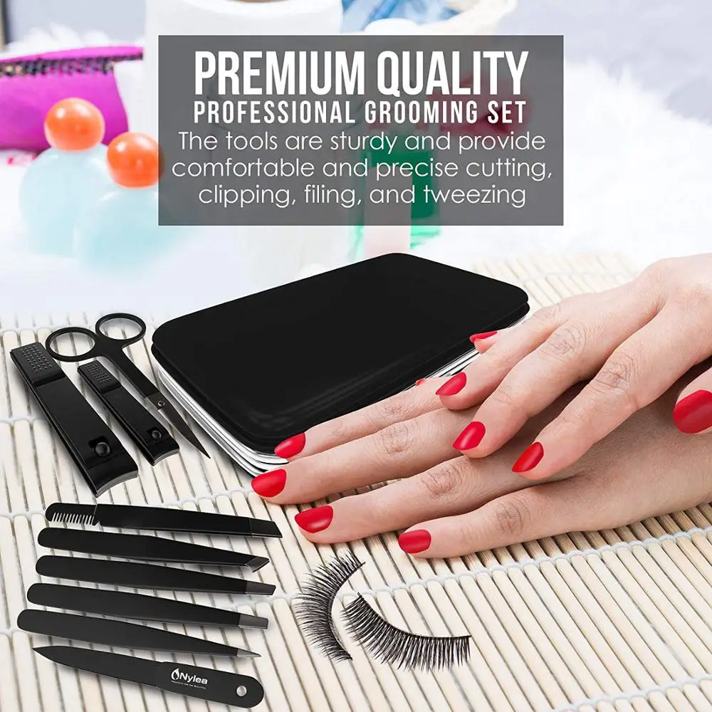 
Professional 9pcs Nail Clipper Set Pedicure Manicure Set for Women 