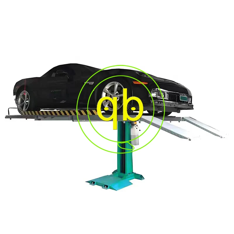 Single Post Car Parking Lift System One Pole Parking lifts For Vehicle SUV Hydraulic Home Mechanical Garage Equipment Platform