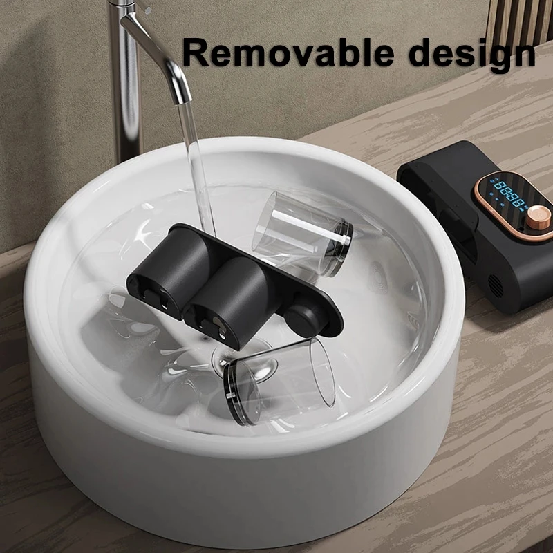 2022 Trending Toothbrush Sanitizer Holder Wall Mounted Electric UV Bathroom Toothbrush Organizer Sterilizer with Timer Fan