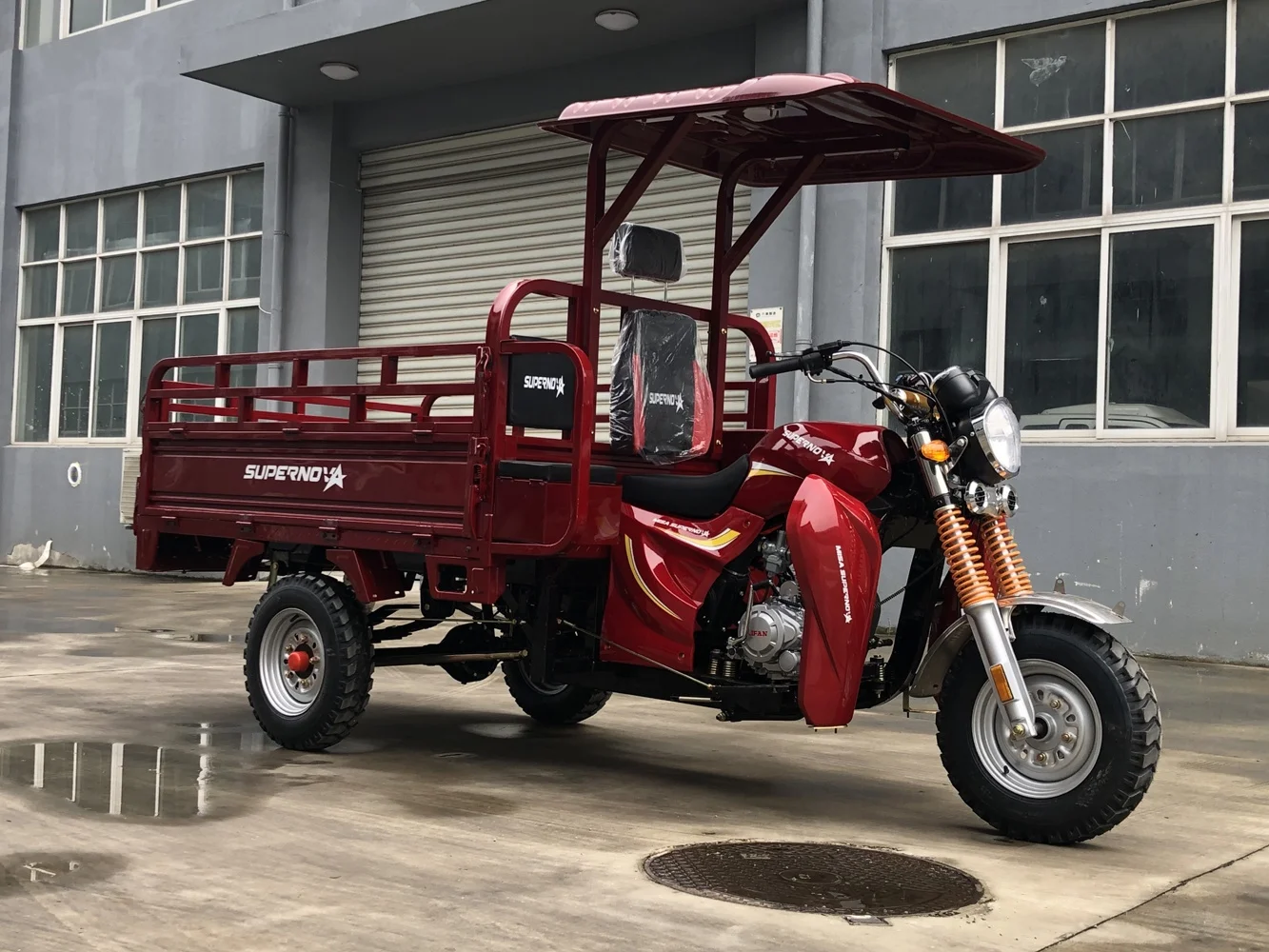 
2021 New 150cc MTR 3 wheel bike tricycle cargo with Top Cover 