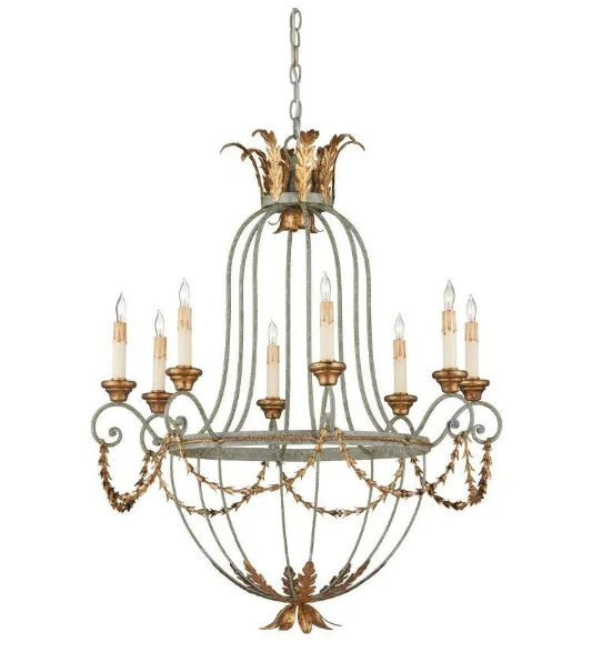 American country candle chandeliers lights living room dining room French bedroom villa clothing store gold loft lamps