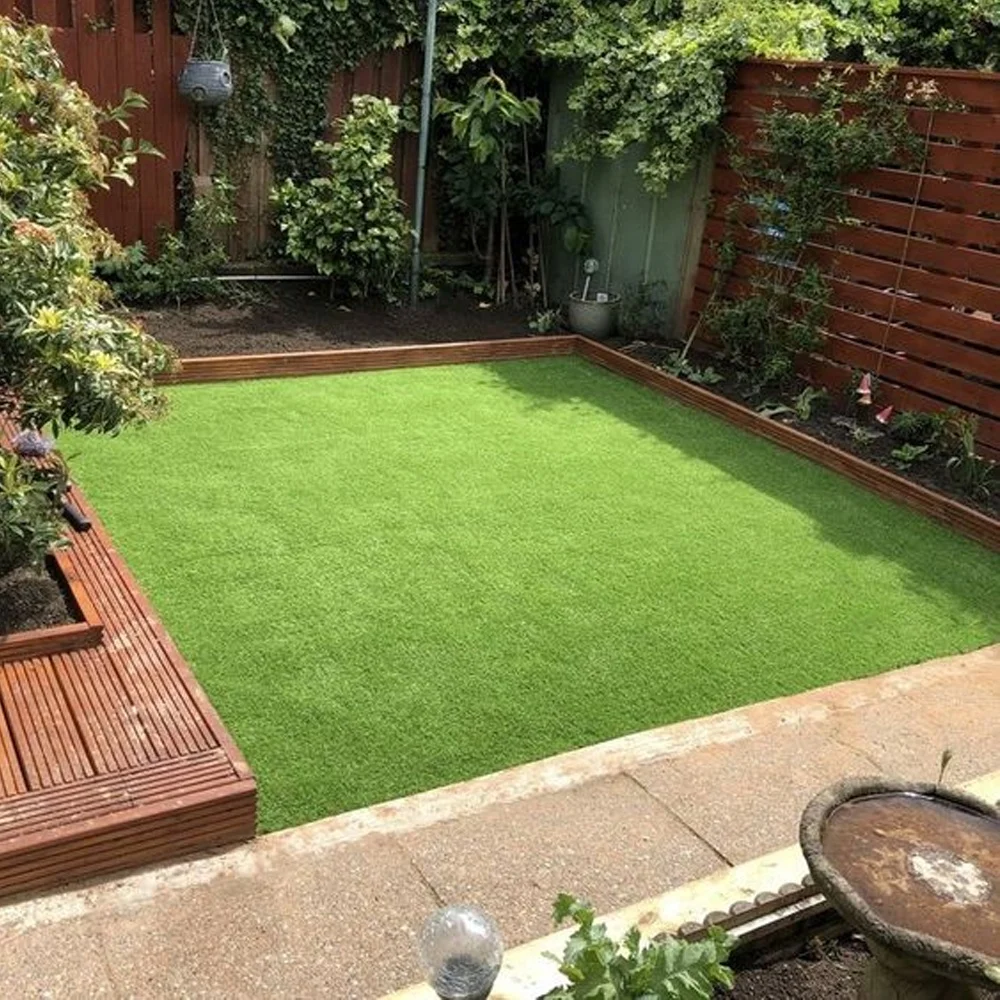 Chinese Rubber Artificial Grass Synthet in Roll for Home Garden Landscaping kunstrasen