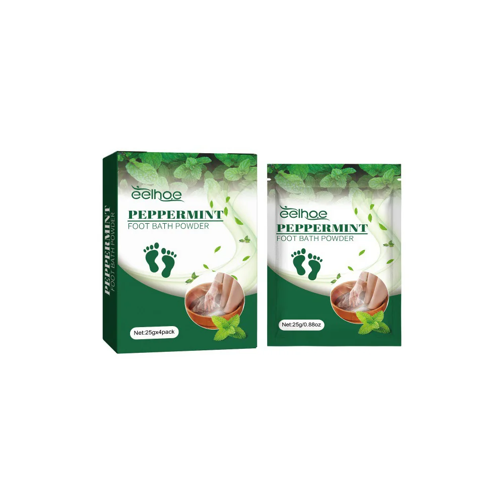4pcs EELHOE Foot Bath Peeling Dead Skin Herbal Tea Foot Bath Powder Foot Soak Bath
