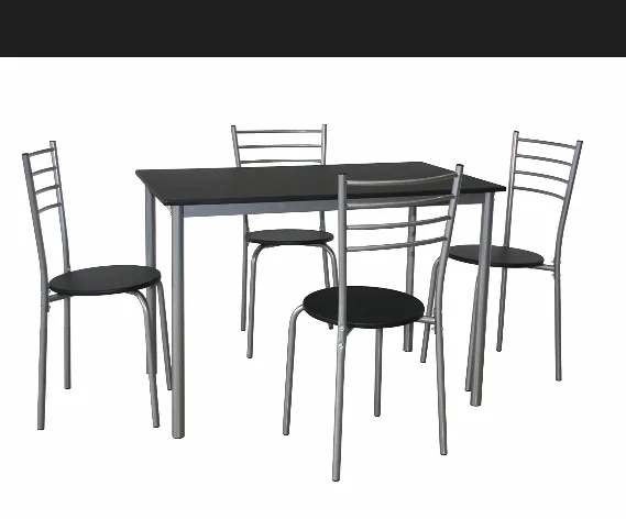 wood dining set for 4 persons