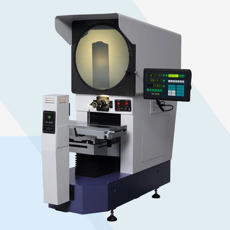 vertical optical comparator profile projector