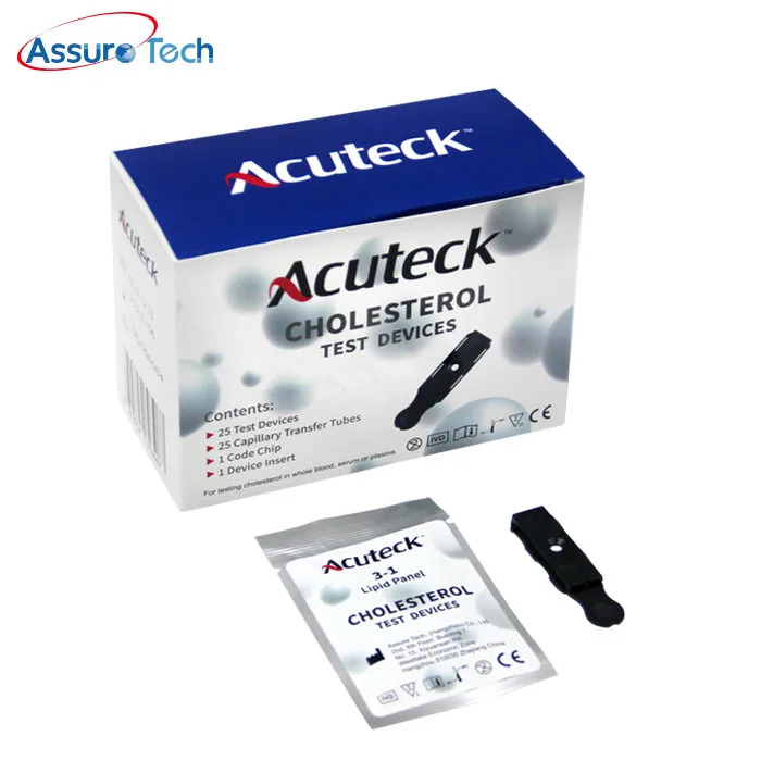Assure China Smart Portable Home Use Handhold 3 In 1 Blood Total Cholesterol Meter Test Kit