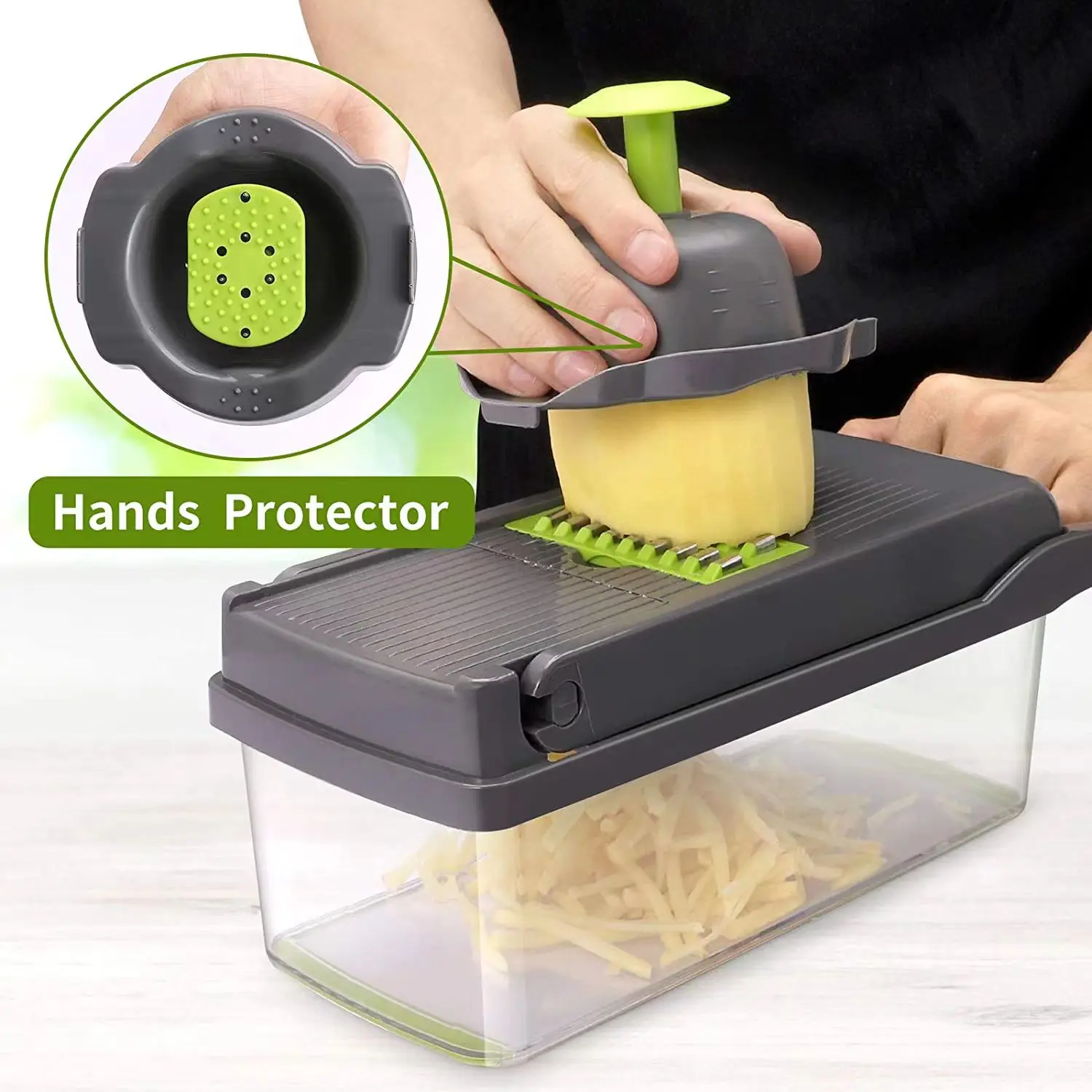 2022 Amazon Hot selling kitchen tools & gadgets 12 in 1 vegetable chopper vegetable slicer Multifunctional Mandoline Grater
