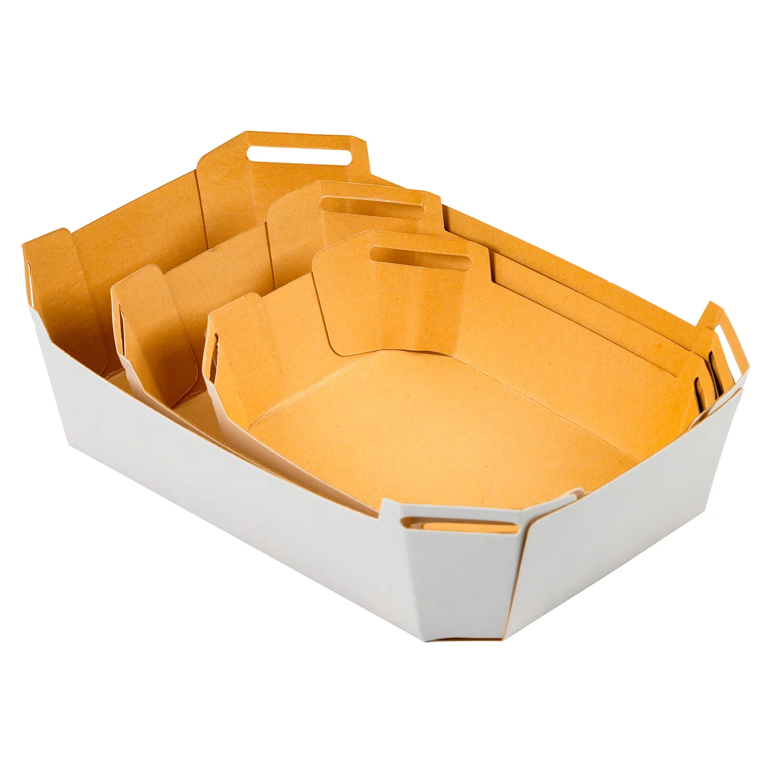 Food safety eco-paper fruits tray
