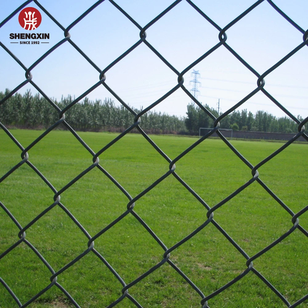 Wholesale 9 10 Gauge Chainlink Fence Wire 4ft 5ft 6ft 7ft 10ft Industry Galvanized Chain Link Fences