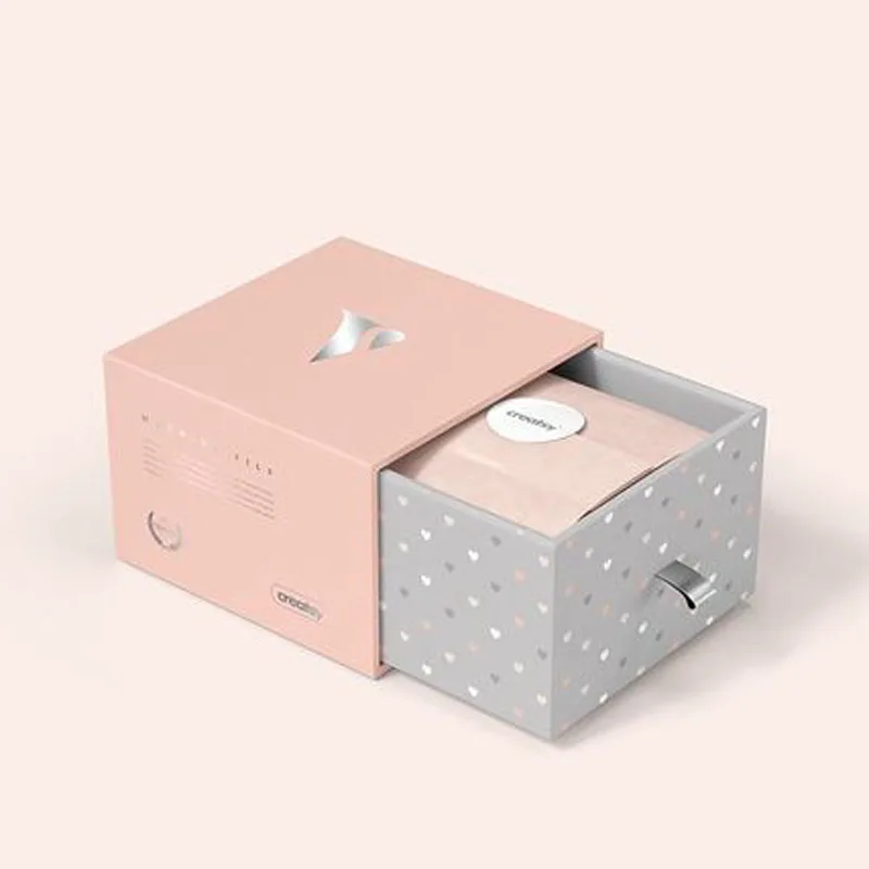 Бумажный маленький ящик, шкатулка для ювелирных изделий с горкой, подарочные упаковочные коробки с логотипом