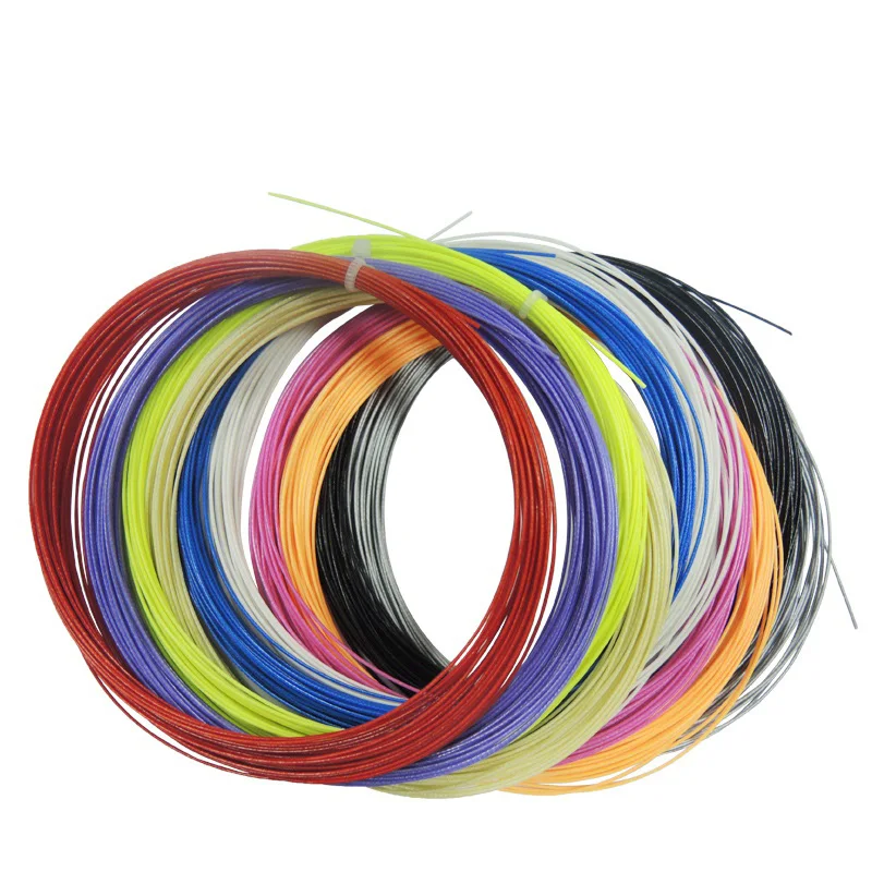 18 Gauge 1.25mm durable high resilience nylon multifilament racket tennis string reel